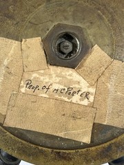 Antique Norton Ammeter No. 1615 – Brass Industrial Electrical Gauge CT