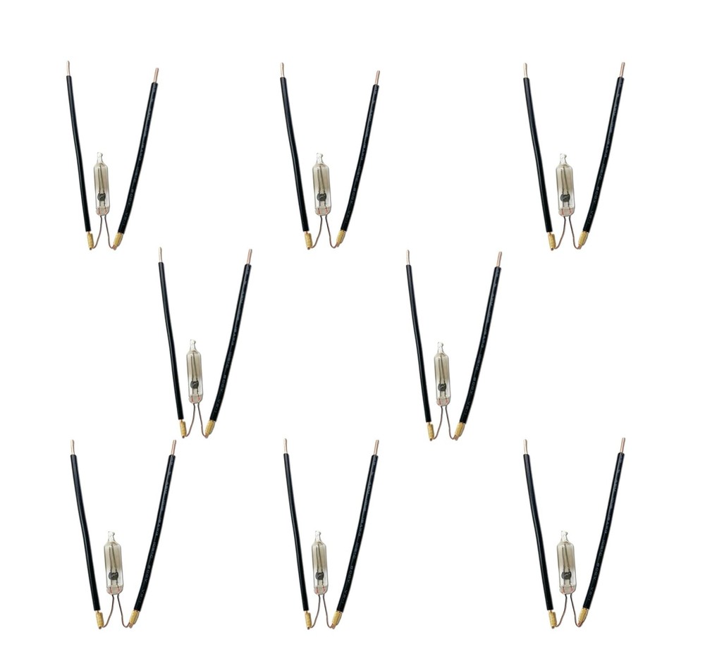 (8pack) Light Bulb Starter Replacement for Flowtron BK-15, 8pack, Black