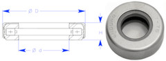 T113 Enduro brand timken style Thrust Roller Bearing T113-904A2 1.135×2.1875×625