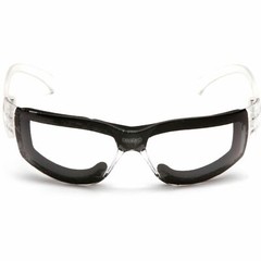 Pyramex Foam Lined Safety Glasses with Clear Anti-Fog Lens, S4110STFP 1/Pair