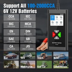Battery Load Tester 6V 12V Car Battery Tester 1002000CCA Automotive Battery T…