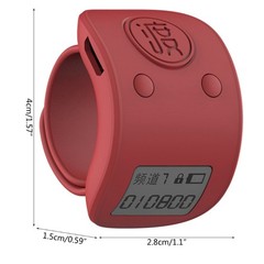 Digital LCD Electronic Finger Hand Tally Counter 6 Digit Rechargeable3314