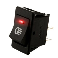 2X Red LED 12V 35Amp Heavy Duty Toggle Flick Switch On Off Car Dash Light SPST
