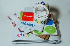 78 Ebay Branded Shipping Supplies Kit Boxes Lg Poly Tape Tissue Postcards MORE