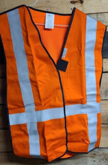 Safety Vest Reflective High Visibility ORR Flame Resistant Welders Tearaway NEW