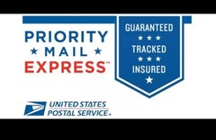 USPS Prepaid Express Priority Mail flat Rate Envelope