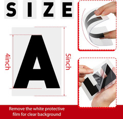300 Pcs Sign Letter Printed on Marquee Flexible Outdoor Black Portable Sign Boar