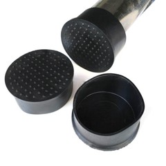 6mm~63mm Black Chair Table Feet Stick Pipe Tubing End Cover Caps Cap PVC Rubber