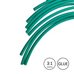 3:1 Heat Shrink Tubing Tube Red&Green&Blue Glue Waterproof Dual Wall Wires Wrap