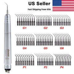 Dental Ultrasonic Air Perio Scaler Handpiece Hygienist 4H Tips for EMS Cavitron