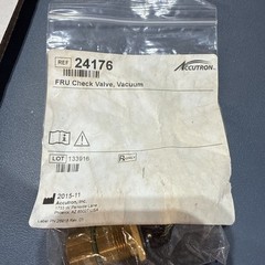 ACCUTRON Dental Fru Check Valve Vacuum PN: 24176