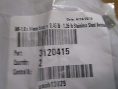 M6-1.0 x 14mm Force = 0.45 lb 1.35 lb Stainless Steel Notched Ball Plunger QTY 2