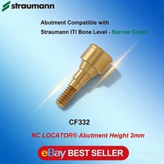 Dental Titanium Abutment Fit Zest Locator Legacy Anchor & Straumann Bone Level