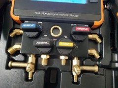 NAVAC NX4 NEXUS 4-Valve Bluetooth-Enabled Smart Digital Manifold Gauge