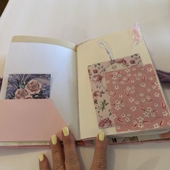 Handmade Patchwork Junk Journal Shabby Chic 9×6