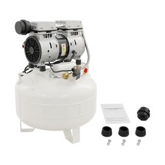 30L 3/4HP Dental Air Compressor Portable Air Compressor with Muffler 120PSI 110V