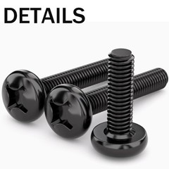 VESA Compatible M4 12Mm Tv/Monitor Wall Mount Screws for 75X75Mm and 100X100Mm B