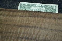 Fumed Curly Beech Raw Wood Veneer Sheet 6.5 x 31 inches 1/42nd thick N5942-95