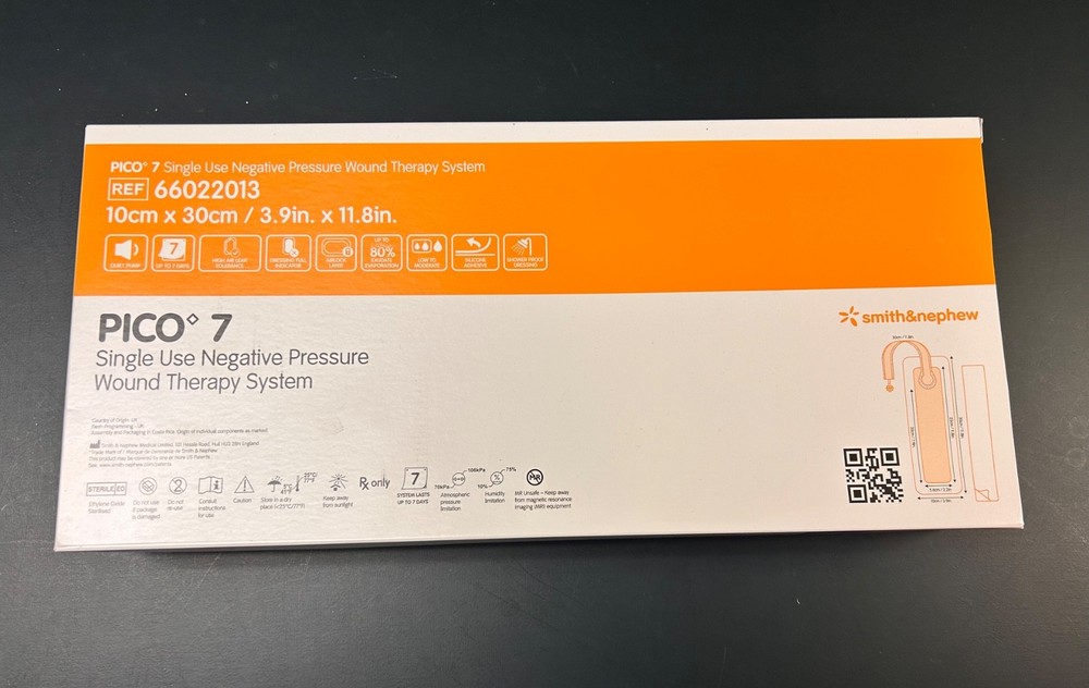 1 Box Smith & Nephew Pico 7 Wound Therapy 3.9″ x 11.8″ System 66022013