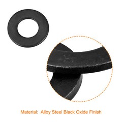 50pcs 5/16-Inch Flat Washer Alloy Steel Black Oxide Finish