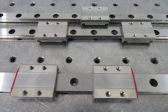 C191605 Lot 3 Schneeberger MN9/MN14 Linear Bearing Slide Rails 290mm/465mm