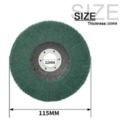 115mm Nylon Fiber Wheel Flap Polishing Wheel Abrasive Buffing Pads Angle Grinder