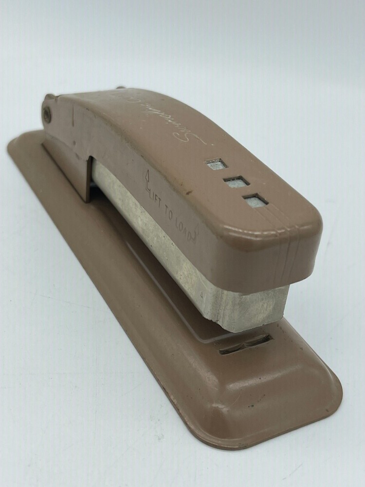 Vintage Swingline Cub #77 Stapler Light Brown, Long Island City 1, New York USA