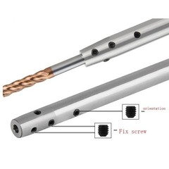 Side Lock Extension Rod C8 C10 C12 C16 C20 100-200mm Slim Shank Deep Hole CNC