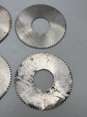 Lot of 6 Globus 2-3/4″ x .040″ Thick HSS Slitting Saws 72 Teeth 1.00″ Arbor Hole