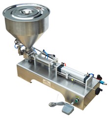 110V Pneumatic 50-500ml Paste Liquid Filling Machine 304SS for Oil Cream Shampoo