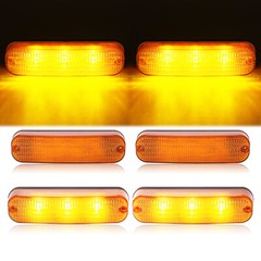 4 LED Amber Flashing Cab Lights For John Deere 30 Series 4030 4230 8450 #AR60250