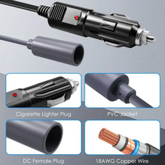 12V 24V to 30V 3.5A IP68 Waterproof Adapter for Starlink Mini Car DC Converter