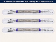 3x Posterior Sickle Scaler No.204S EverEdge 2.0 | S204S9E2 HU FRIEDY