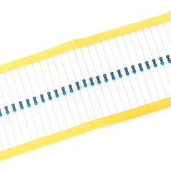 100 Pieces 2.2K Ohm Resistor 1/4W Metal Film Fixed Resistor Precision Tolerance