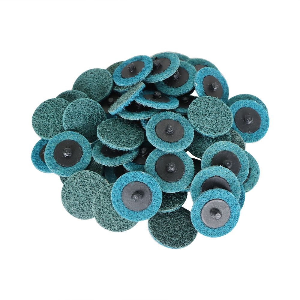 50 Pcs 2 Inch Fine Surface Conditioning Discs Roll Lock Grinder Sanding Pads