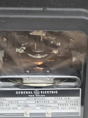 USED General Electric 12ICW53A2A Power Relay Type ICW 120V 5A 60Hz 3 Phase Vars