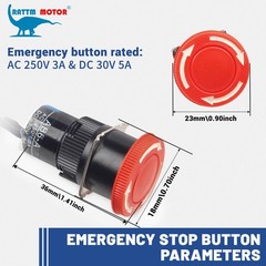 【US】NO Micro Limit Switches&Emergency Stop&Bracket for 1610/3018 PRO CNC Machine