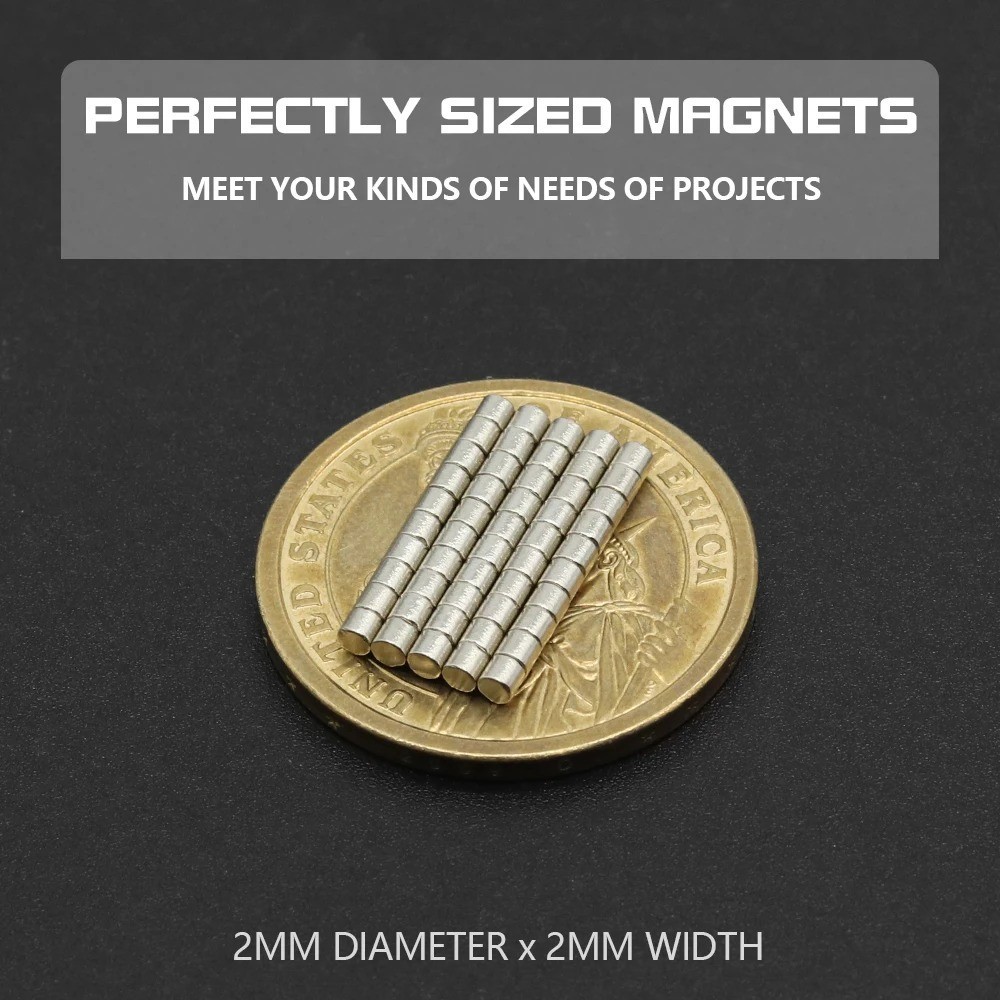 200PCS N35 Strong Neodymium Magnets Round Disc NdFeB Permanent Rare Earth Magnet