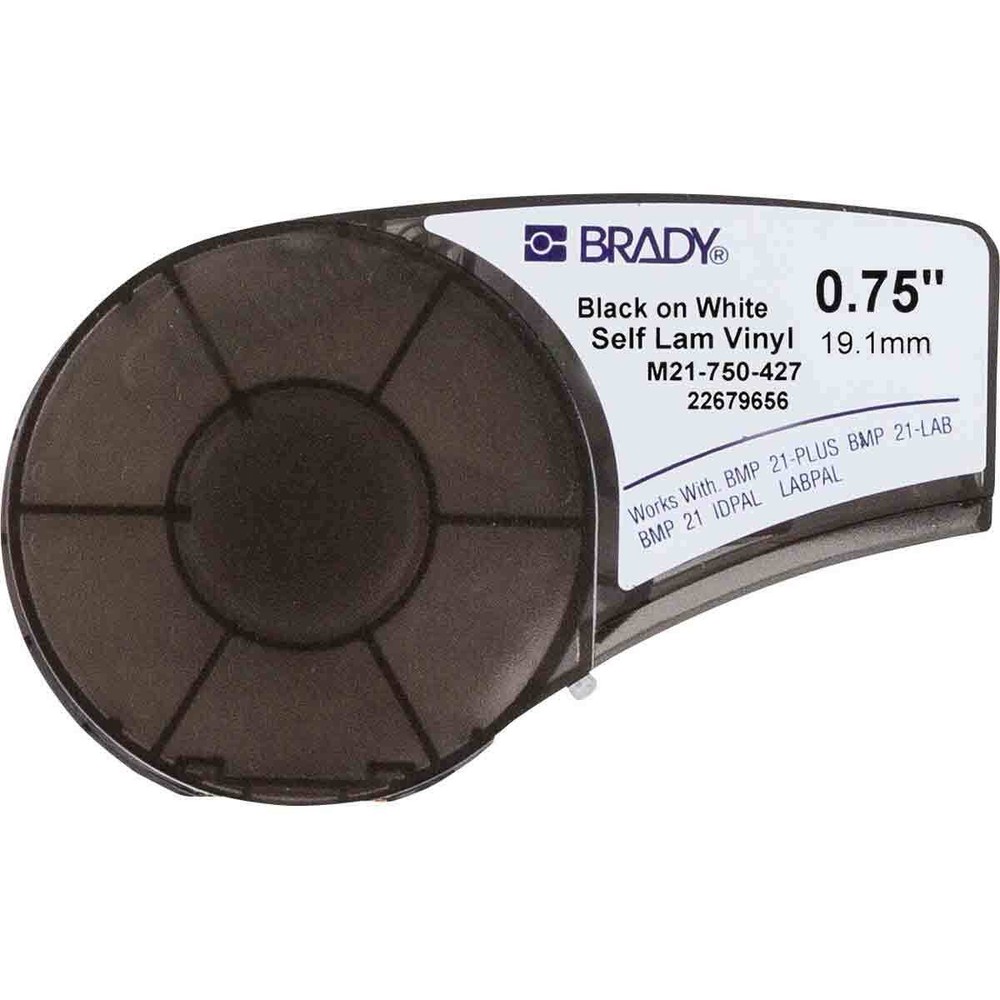 Brady 110927 BMP21 Series Self-Laminating Vinyl Wire Cable Labels M21-750-427