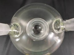 CHEMGLASS 1000mL 3-Neck 24/40 European Style Taper Jacketed Flask CG-1576-08