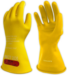 Rubber Insulating Electrical Safety Gloves, Class 0 ASTM Compliant
