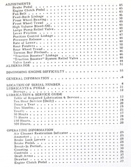 Allis Chalmers 180 Tractor Service Manual Parts Operators Owners S/N 0-8001