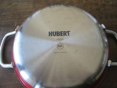 HUBERT Fry Pan with Helper Handle Stainless Steel – 9 1/2 Dia