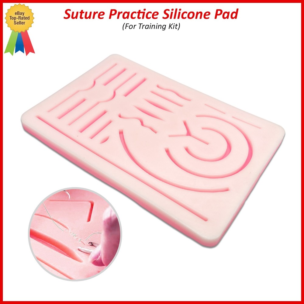 New Medical Skin Suture Practice Silicone Pads Wound Simulated For Training Kit