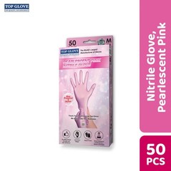 Top Glove Nitrile Disposable Powder Free Glove Pearlescent Pink Violet 50s