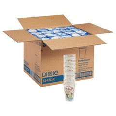 DIXIE CUPS CUP PAPER COFFEE HOT 12 OZ OUNCES TO GO PERFECTOUCH 5342DX 500 COUNT