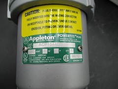 APPLETON 100 AMP 4W 4P PLUG ACP1044CD NEW IN BOX MATES WITH ADR1044