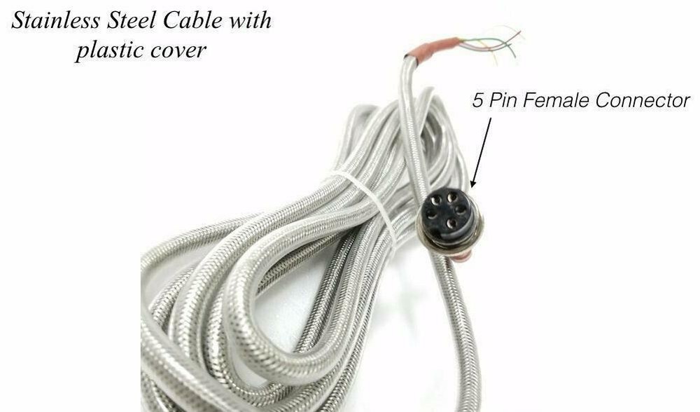 Cable for Optima OP-900A Stainless 15′ with one connector