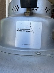 Air Gas International AV-15APSS Pneumatic Hazardous Site Canister Vacuum