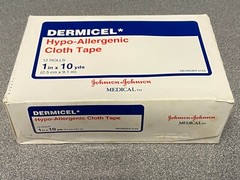 1″ Dermicel Hypo-allergenic Cloth Tape, 5144Johnson & Johnson,From 1 – 12 Rolls